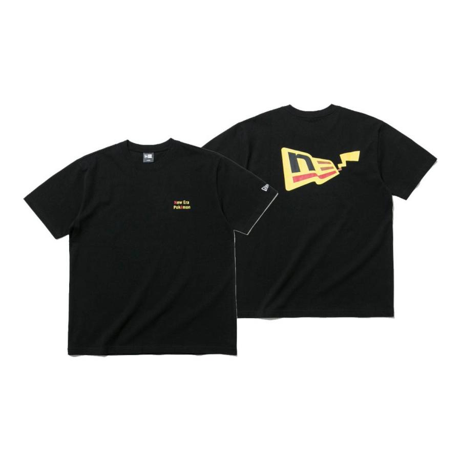 ニューエラ コットン Tシャツ ポケモン ピカチュウ フラッグロゴ ブラック メンズ 半袖 Newera スポーツ プレスト 通販 Yahoo ショッピング