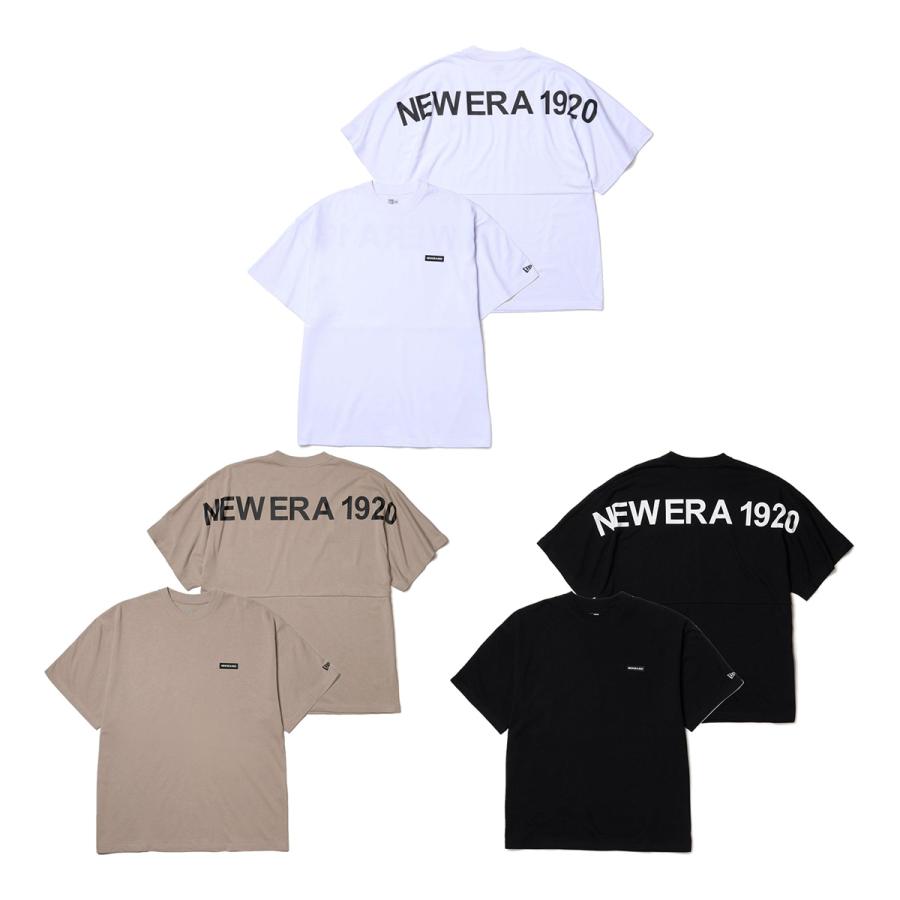 ニューエラ NEW ERA 半袖 Tシャツ オーバーサイズド ドロップショルダー New Era 1920 14410082／14410083／14410084 2025年春夏モデル NEWERA