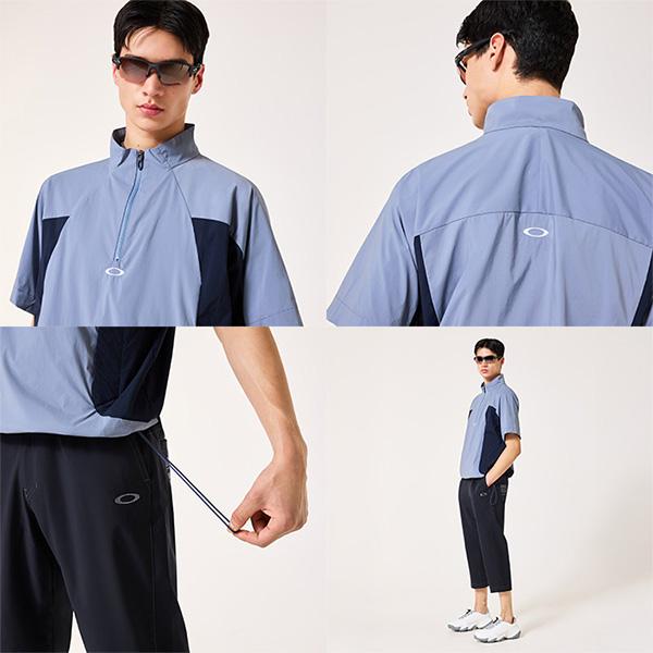 OAKLEY（オークリー） 半袖 ハーフジップ プルオーバージャケット