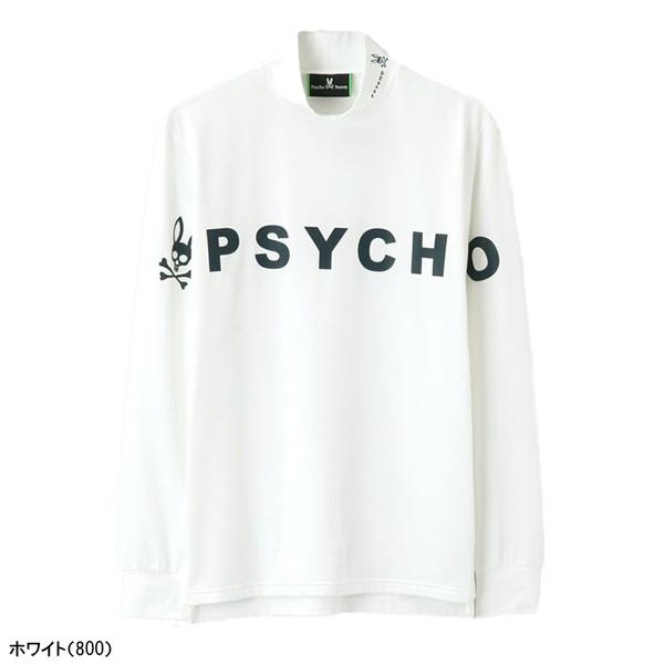 Psycho Bunny（サイコバニー） 長袖 モックネックシャツ 裏起毛ベア天