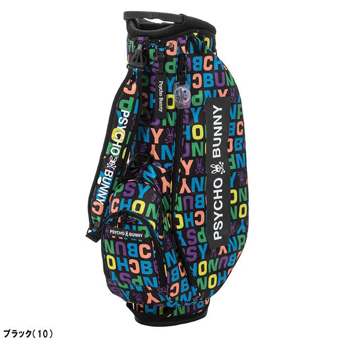 PSYCHO BUNNY キャディバッグ Psycho Bunny（サイコバニー） MULTIPLE LOGO 9.0型 キャディバッグ