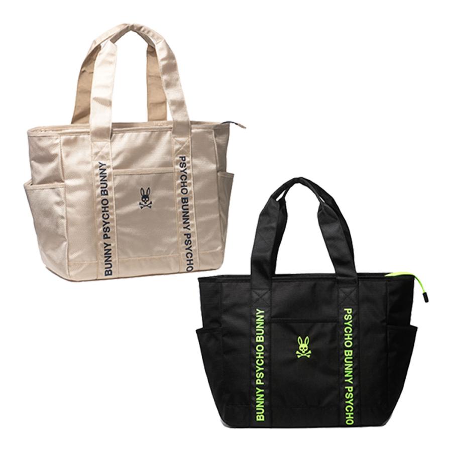 2024 サイコバニー トートバッグ ブロックPB PBMG4SB3 日本正規品 Psycho Bunny サイコバニー ゴルフ BLOCK PB トートバッグ PBMG4SB3