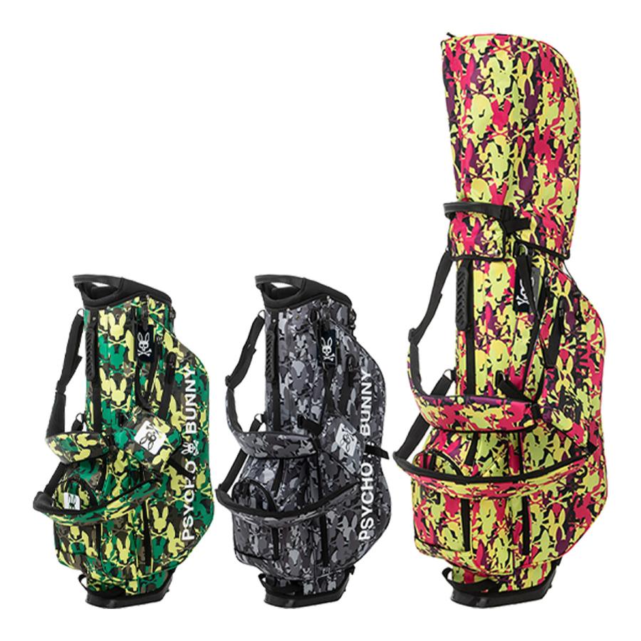 Psycho Bunny サイコバニー ゴルフ LWG CAMO 9.0型 キャディ