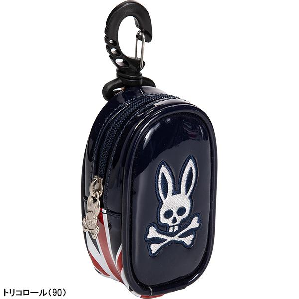 Psycho Bunny（サイコバニー） ボールポーチ PBMG2FE4 エナメル 定番