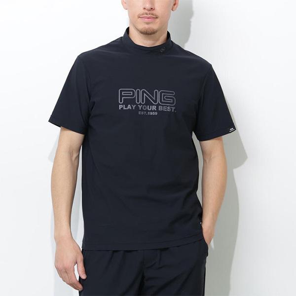 PING（ピン） ゴルフ セットアップ 上下セット 半袖 ハイネックシャツ