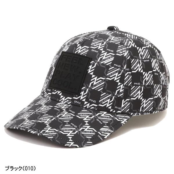 PING（ピン） ゴルフ ゴルフキャップ AZモノグラム総柄プリント