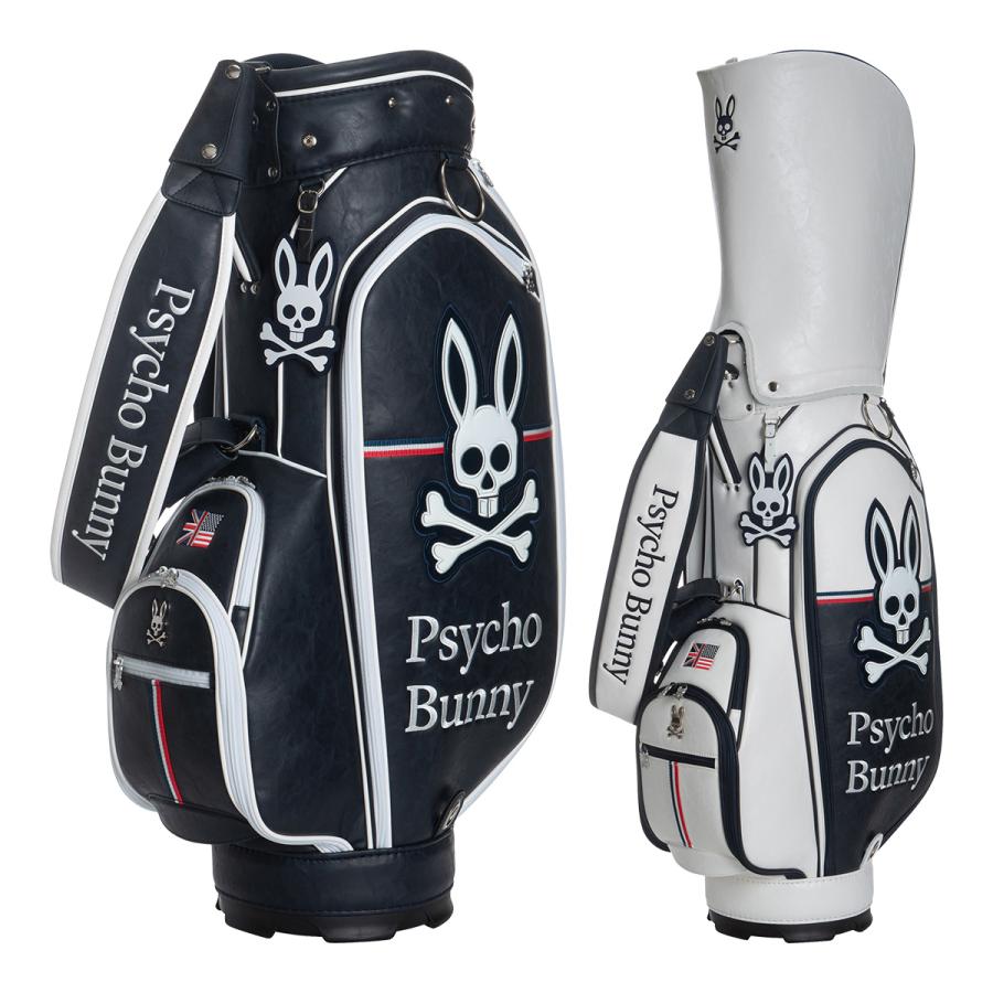 サイコバニー　Psycho Bunnyゴルフバック&宅配用カバー Psycho Bunny サイコバニー キャディバッグ LIMITED