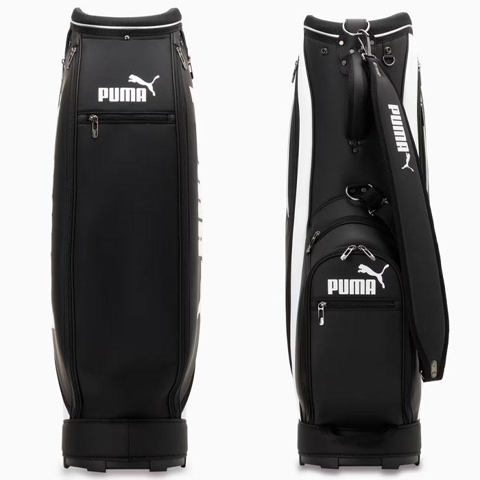 ゴルフ　PUMA プーマ　キャディバッグ レディース　未使用品 PUMA（プーマ） ゴルフ PUMA GOLF カラートリム スタンド式 キャディ