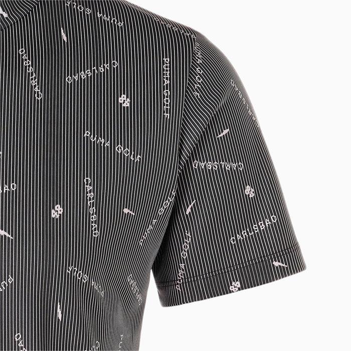 PUMA レディース ゴルフシャツ ストライプno.1162 PUMA（プーマ） ゴルフ ストライプ 半袖 モックネック シャツ 622408