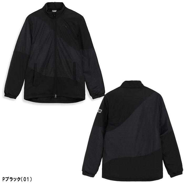 プーマ ゴルフ ハイパー ストレッチ カラーブロック フルジップ