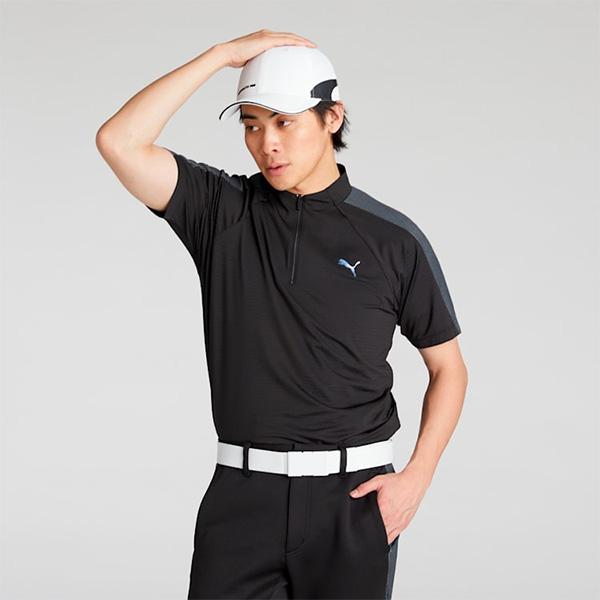 【9点まとめ売り】PUMA ゴルフウェア ベスト インナー シャツセット メンズ PUMA（プーマ） ゴルフ 半袖 モックネックシャツ PF テック ライン