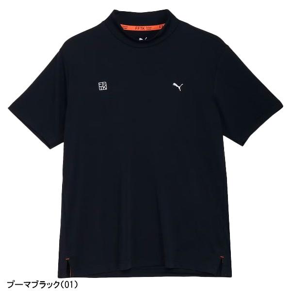 PUMA（プーマ） ゴルフ PUMA×FFTK ビッグラベル 半袖 モックネック
