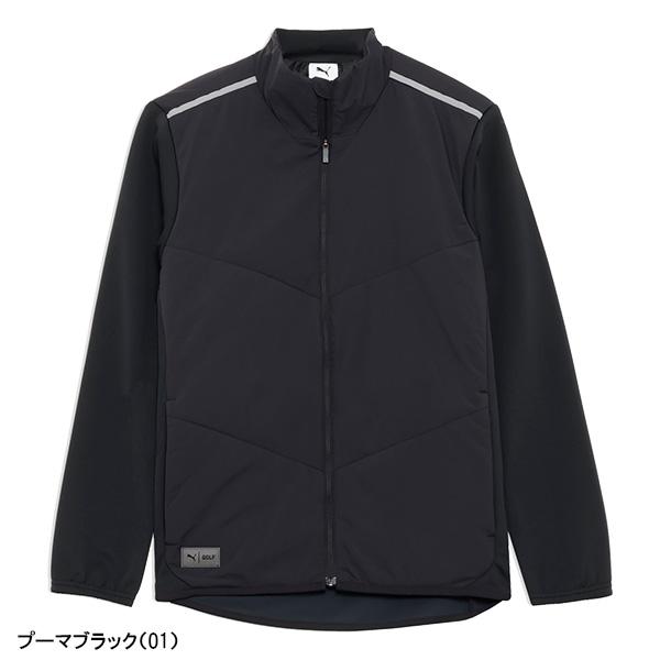 PUMA（プーマ） ゴルフ 長袖 フルジップジャケット PB ハイブリッド 