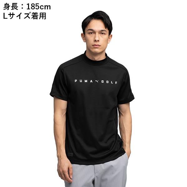 PUMA（プーマ） ゴルフ ゴルフ PB ロゴ モックネック S／S 半袖 メンズ