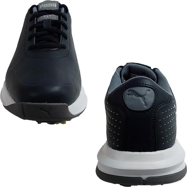 【 数回ラウンド使用 】Puma ゴルフシューズ ブラック ダイヤル式 PUMA（プーマ） ゴルフ ゴルフシューズ フュージョンテックWP スパイク