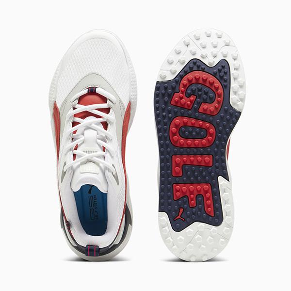 PUMA ゴルフシューズ GSファスト 27cm 白赤 新品 PUMA（プーマ） ゴルフ ゴルフシューズ GS-X エフェクト スパイクレス
