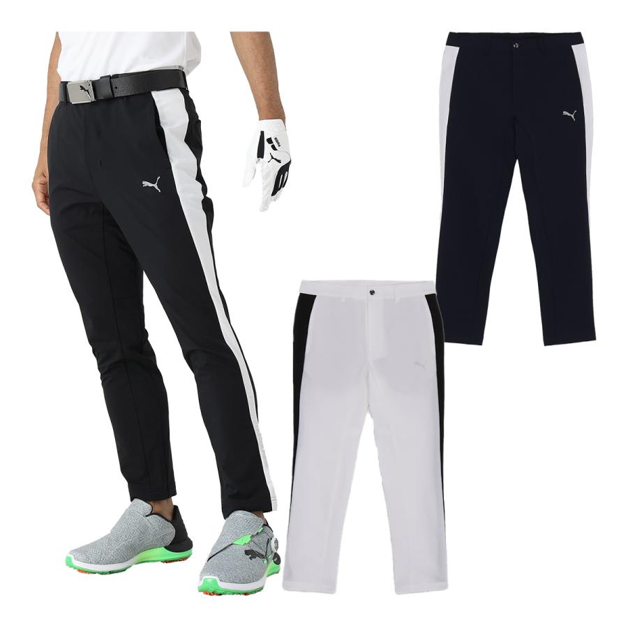 PUMA（プーマ） ゴルフ ロングパンツ PF ストレッチ ラインテーパード