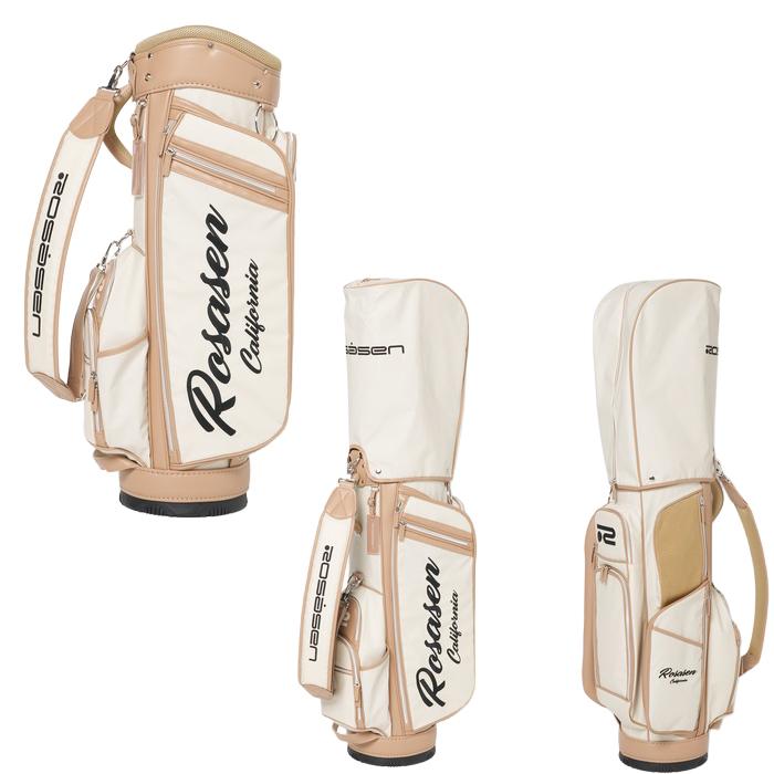 Rosasen 男女兼用 9インチ キャディバッグ 新品未使用 Rosasen（ロサーセン） 9.0型 キャンバスコーティング カート