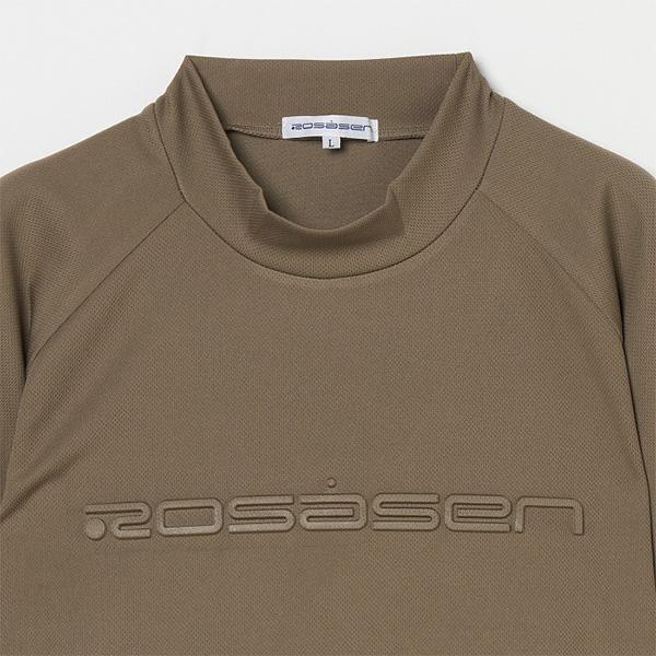Rosasen（ロサーセン） 半袖 モックネックシャツ A-Line 吸水速乾