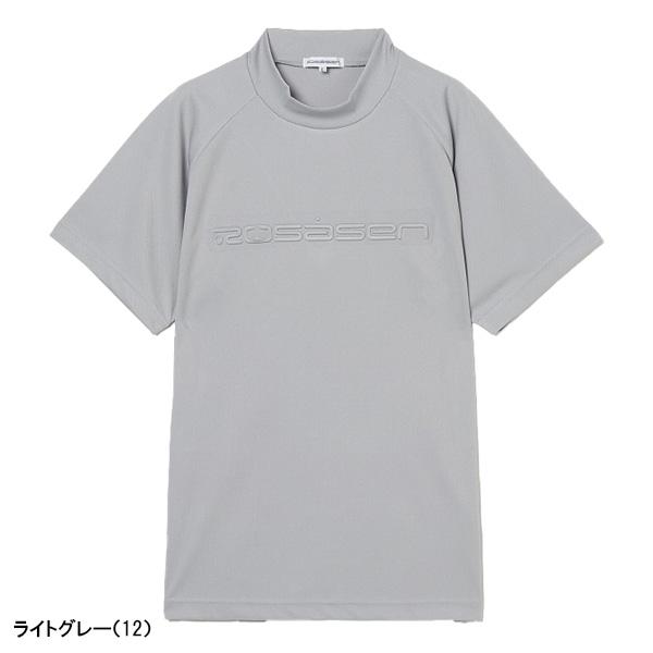 Rosasen（ロサーセン） 半袖 モックネックシャツ A-Line 吸水速乾