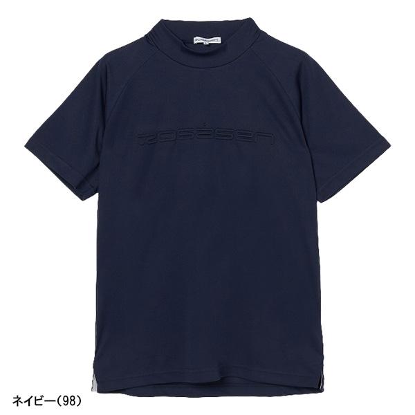 Rosasen（ロサーセン） 半袖 モックネックシャツ A-Line 吸水速乾