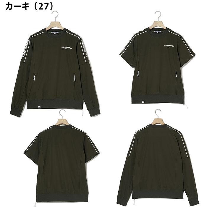 25SS MASU ストライプ 長袖シャツ 46 ハンガー付き Rosasen ロサーセン ゴルフ A-Line ナイロンリップ スニード 047