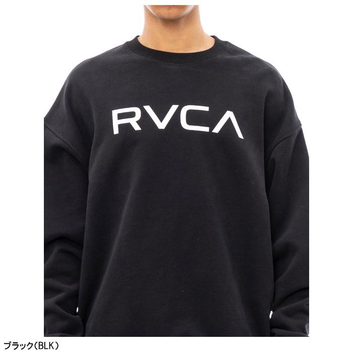 ルーカ RVCA 長袖 クルーネック トレーナー BIG RVCA CR トレーナー オーバーサイズ メンズ BD042151 トップス 2023年秋冬モデル｜s-puresuto｜02