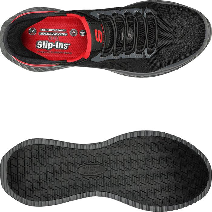 SKECHERS（スケッチャーズ） ワークシューズ スニーカー スリッポン