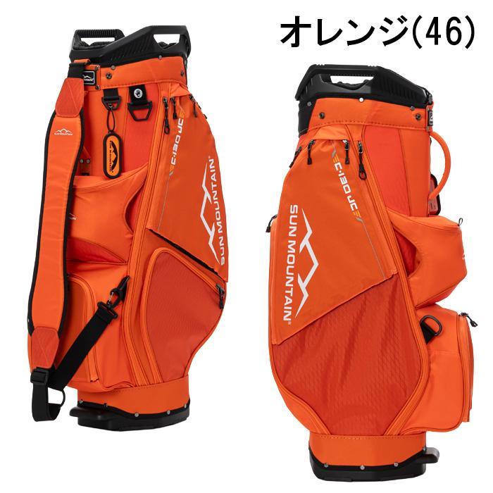 軽量　SUN MOUNTAIN キャディバッグ オレンジ サンマウンテン ゴルフ SUN MOUNTAIN（サンマウンテン） ゴルフ 9.5型 キャディバッグ C-130