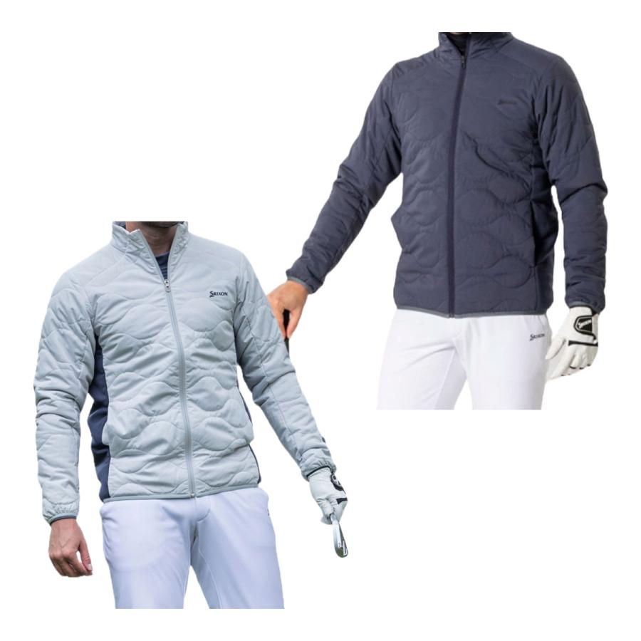 スリクソン ゴルフ HEAT NAVI 中わた ジャケット RGMWJK05 メンズ ブルゾン ゴルフウェア 2023年秋冬モデル おしゃれ