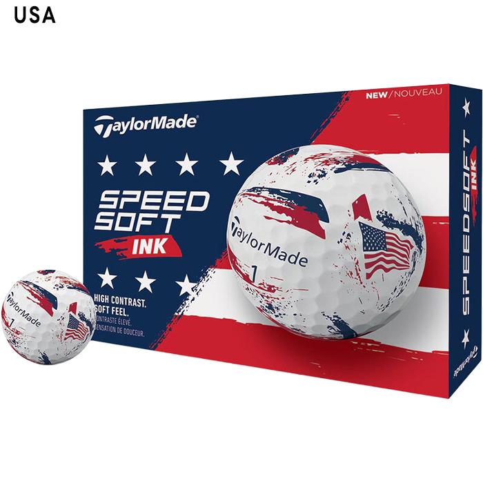 TaylorMade（テーラーメイド） ゴルフボール SPEED SOFT INK USA 1