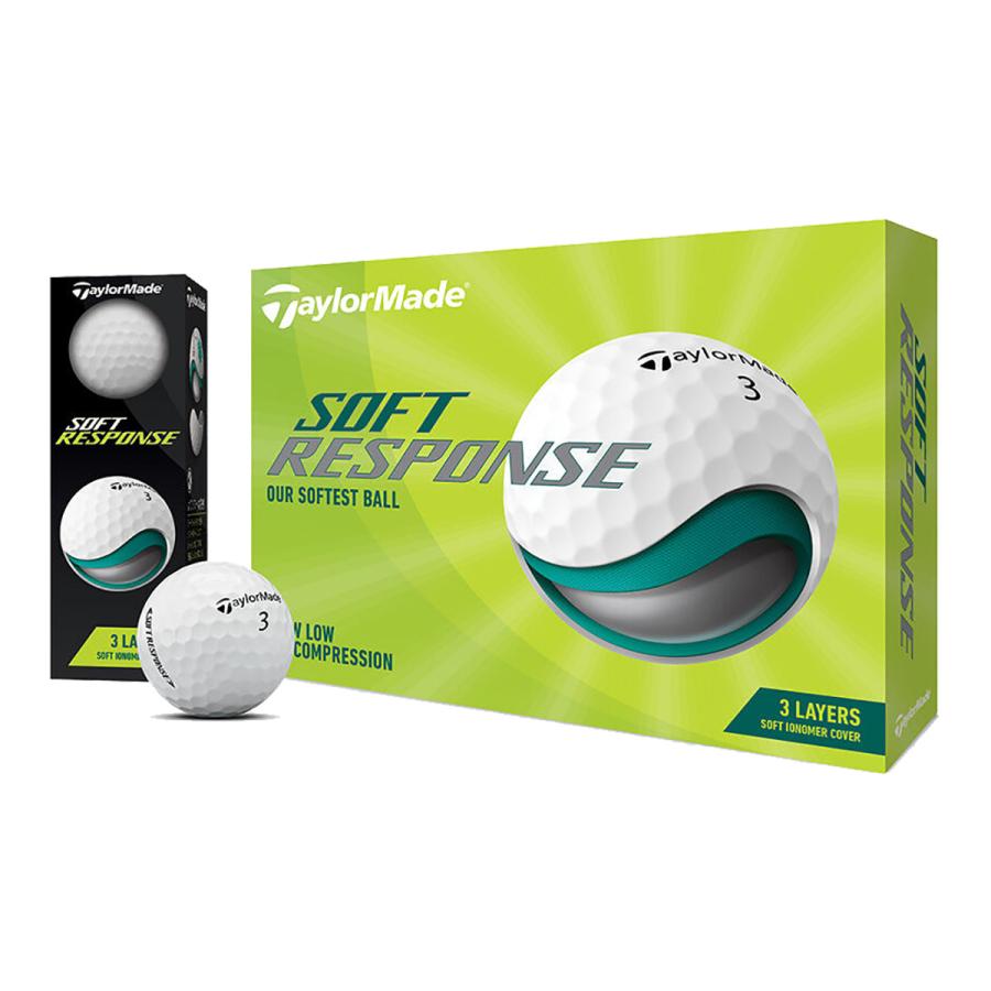TaylorMade（テーラーメイド） ゴルフボール ソフトレスポンス 1ダース
