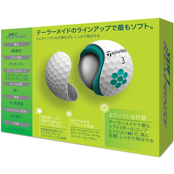 TaylorMade（テーラーメイド） ゴルフボール ソフトレスポンス 1ダース