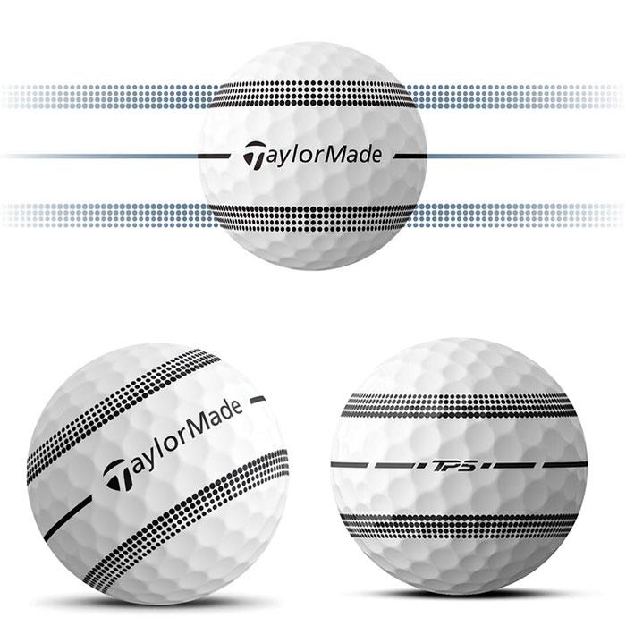 TP5 テーラーメイド ゴルフボール Stripe ／TP5x ボール 2024年モデル