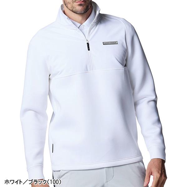 新品未使用Under Armour ハーフジップジャケット カーキ/ホワイト UNDER ARMOUR（アンダーアーマー） 長袖 ハーフジップジャケット UA