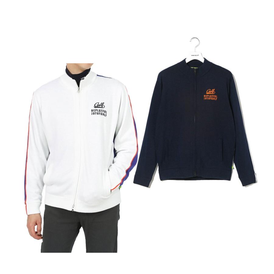 ビバハート　ニット　L VIVA HEART（ビバハート） ゴルフ ブルゾン 防風裏付きニット メンズ