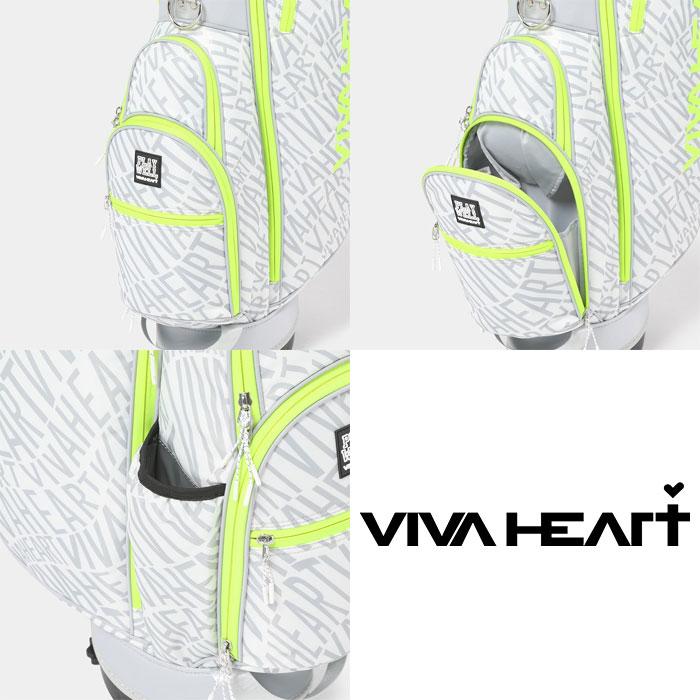 VIVA HEART ビバハート ウェーブ柄 コンパクト 7.5型 キャディ VIVA HEART ビバハート ウェーブ柄 コンパクト 7.5型 キャディ