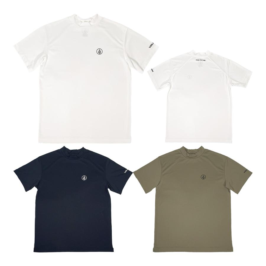 VOLCOM（ボルコム） ゴルフ 半袖 モックネックシャツ サークルストーン