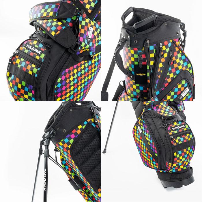 YAKPAK 在庫処分 キャディバッグ 9型 スタンドバッグ YP-001 スタンド
