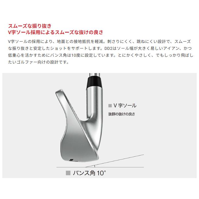 ヤマハ RMX DD-2 アイアン 5本セット（#6〜PW）NS PRO 950GH neo スチールシャフト 2025年モデル ニッケルクロムメッキ仕上げの画像
