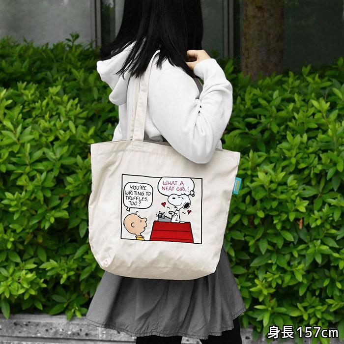 SNOOPY（スヌーピー） トートバッグ レディース 刺繍 2way 巾着バッグ