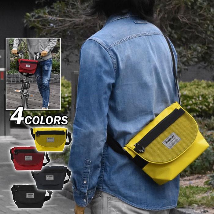 ショルダーバッグ メンズ 斜めがけ おしゃれ 小さめ ミニショルダーバッグ ポリキャンバス 2way ミニ メッセンジャーバッグ サイクルバッグ At Bag 95 M Rana ラナ 通販 Yahoo ショッピング