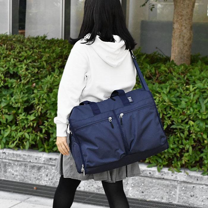 【専用】/タンバリンネイビー×アネモネ/ボストン型トートリュック本革黒 anello（アネロ） ボストンバッグ CARRY 2way 37L ATM0951 撥水