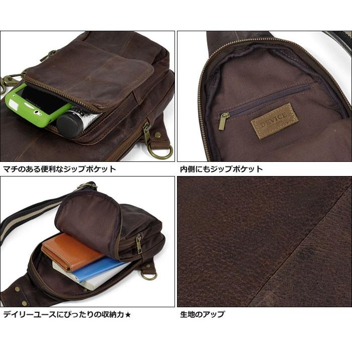 DEVICE（デバイス） ボディバッグ ボディーバッグ メンズ おしゃれ 本