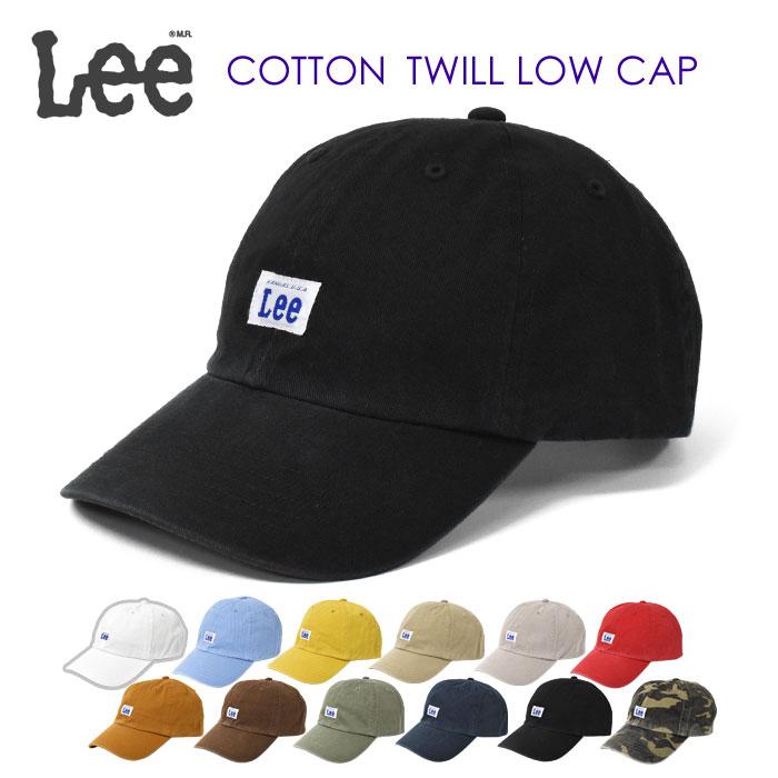 キャップ 帽子 メンズ おしゃれ/Lee リー/COTTON TWILL LOW CAP コットン ローキャップ｜s-rana