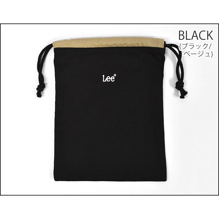 Lee（リー） 巾着 巾着袋 巾着ポーチ 中 体操着入れ 体操着袋 体操服