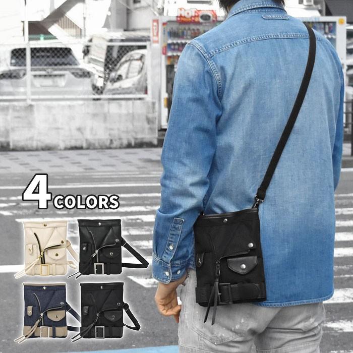 【  Jeans】収納に便利なミニショルダーバッグ GREY ショルダーバッグ メンズ 斜めがけ おしゃれ 小さめ ミニ