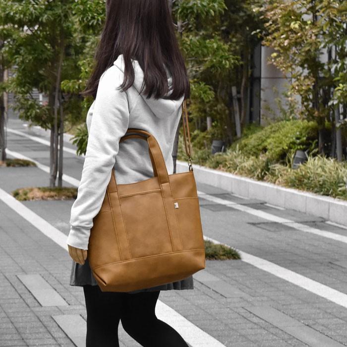 良品 ナガタニ トートバック 2way 腕掛け 斜め掛け レザー ネイビー A4 ビジネスバッグ メンズ バック レディース トート a4 B4 pc 本革