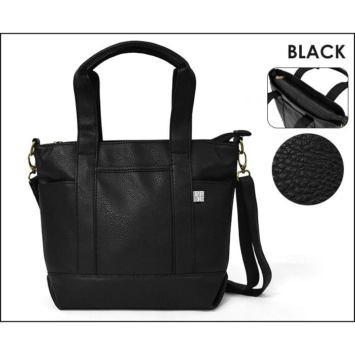 フラップファスナー付きトートバッグ チャイブ23GR　フェイクレザー フェイクレザー 2way ミニトートバッグ トートバッグ レディース