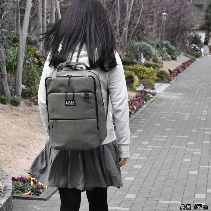 リュック リュックサック レディース おしゃれ 通学 女子 学生 大容量 ポリエステル L R M 3層式 10ポケット スクエア Mu Bag 119 Rana ラナ 通販 Yahoo ショッピング